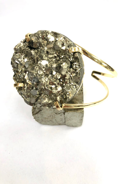 Pyrite Circle of Protection Bracelet