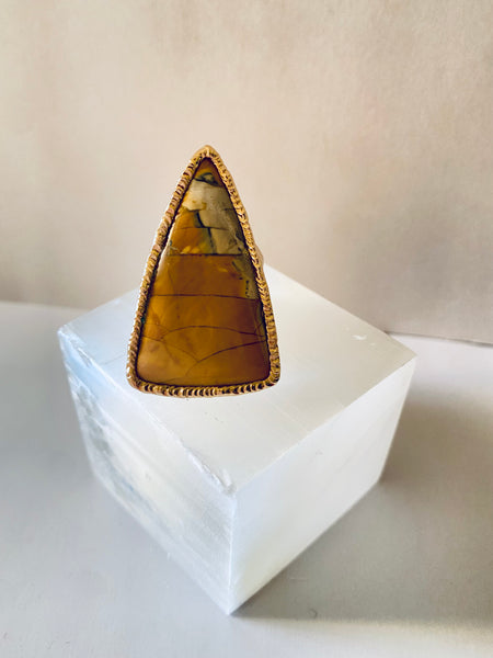 Yellow Jasper Ring