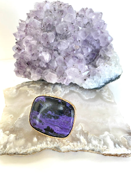 Chaorite Four Directions Ring