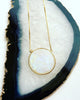 Moonstone Full Moon Necklace