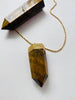 Tiger's Eye Point Necklace