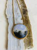 Winter Lace Agate Necklace