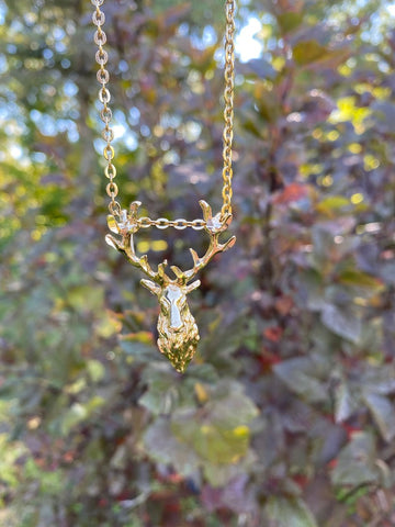 Deer "Divine Mother" Necklace